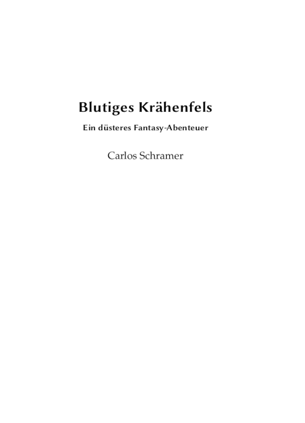 Blutiges Krähenfels