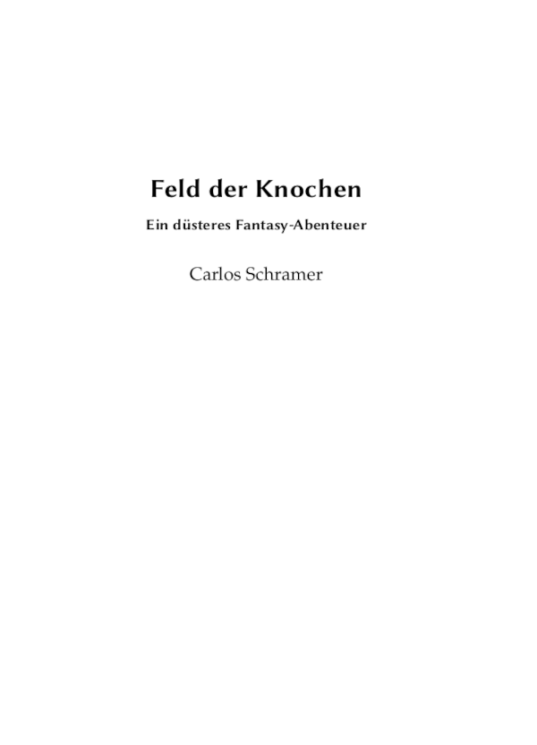 Feld der Knochen