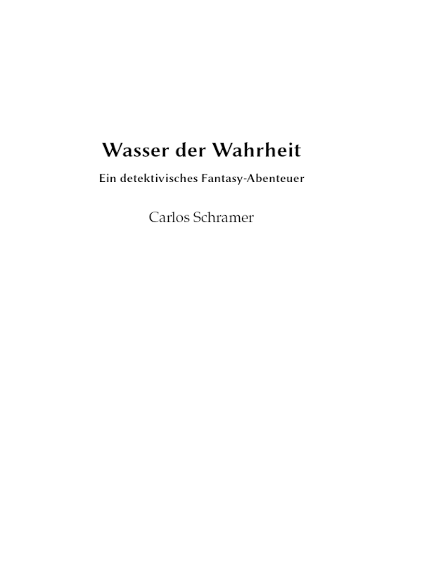 Wasser der Wahrheit